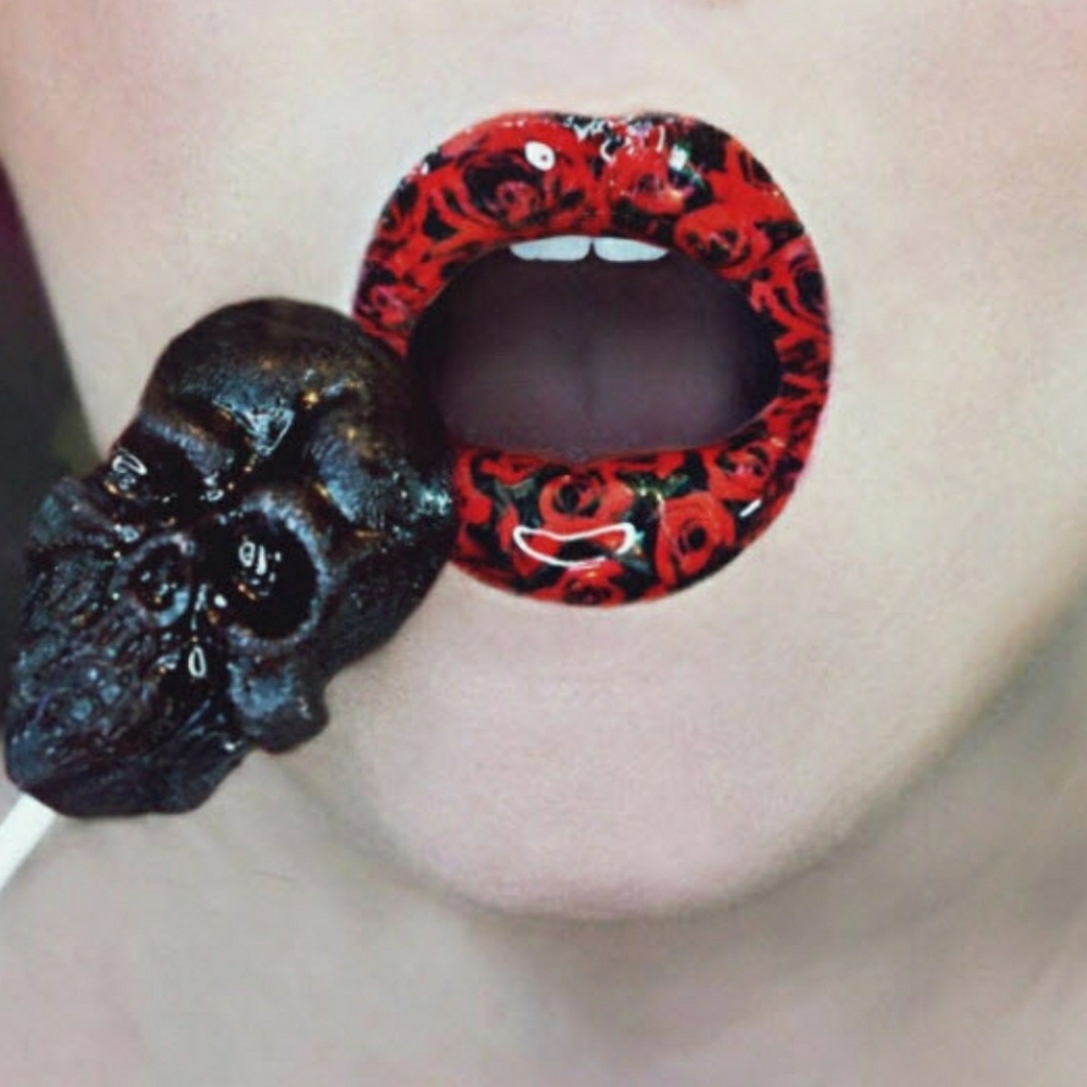 ๐VIOLENT LIP'S DESIGNER LIP DECALS! ROSES - Picture 4 of 6